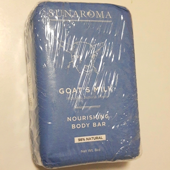SUNAROMA Goat's Milk Organic Shea Butter Manuka Honey Soap Spa Day, 8 Oz SEALED - Picture 3 of 8